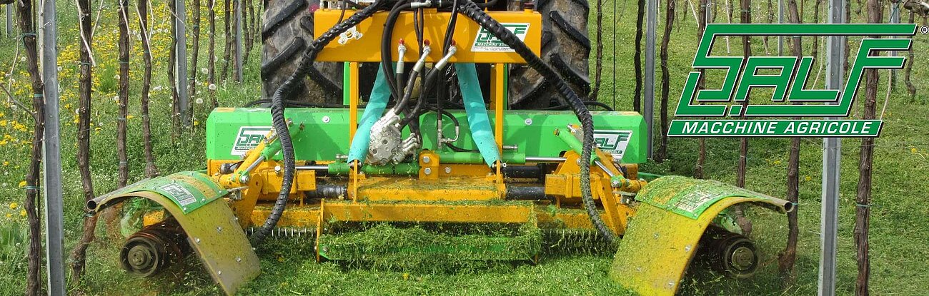 Grasschneidenmaschine RAS/3 COMPACT mit Bioagri Köpfen