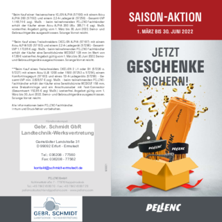 PELLENC - SAISON-AKTION - Jetzt Geschenke Sichern