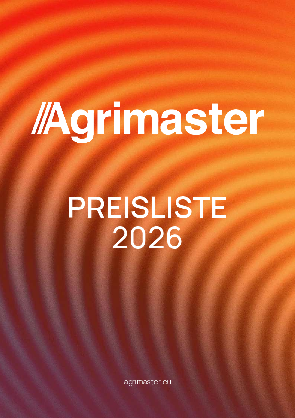 Preisliste AGRIMASTER 2026